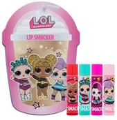 Balsamy do ust - Lip Smacker LOL Surprise! Vanilla Frappe zestaw BBalsam do ust 4 x 4 g + metalowe pudełko dla dzieci - miniaturka - grafika 1