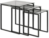 Ławy i stoliki kawowe - Actona Zestaw stolików Katrine szary - miniaturka - grafika 1