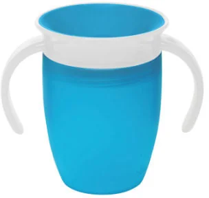 MUNCHKIN Miracle 360° Trainer Cup 207 ml niebieski - Bidony dla dzieci - miniaturka - grafika 2