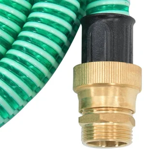 vidaXL Wąż ssący z mosiężnymi złączami 3 m 25 mm zielony 151039 - Węże ogrodowe i zraszacze - miniaturka - grafika 6