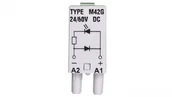 Inne akcesoria elektryczne - Relpol Moduł sygnalizacyjny LD diody LED zielony + D) 24-60V DC M42G szary 854843 - miniaturka - grafika 1