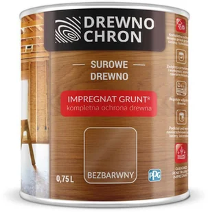 Drewnochron Impregnat do drewna GRUNT 0,75 l - Farby i impregnaty do drewna - miniaturka - grafika 3