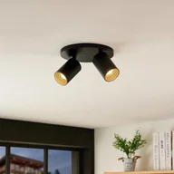 Lampy sufitowe - ARCCHIO Arcchio Ipega spot sufitowy, 2-punktowy, czarny - miniaturka - grafika 1