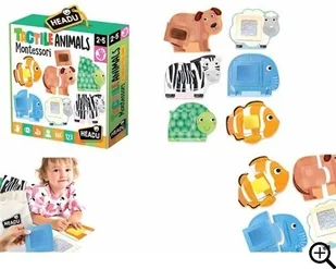 HEADU MONTESSORI ZESTAW ZWIERZĘTA SENSORYCZNE OD 4 DO 8 LAT HEADU IT20188 - Zabawki sensoryczne - miniaturka - grafika 2
