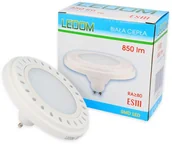 Żarówki LED - Ledom ES111 SMD 175-265V 9W 850lm 3000K biała ciepła biała 249570 - miniaturka - grafika 1