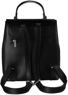 David Jones Plecak damski z frontem w kratę zamykany klapką, eko skóra - Plecaki - miniaturka - grafika 3