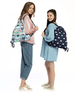 St. Majewski St Majewski Plecak na sznurkach worek SO-11 MEOW MAJE2980 - Worki na buty - miniaturka - grafika 5