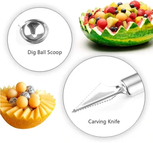 UPOMINKARNIA Nożyk i wykrawaczka dekoracyjna do owoców GW1098-0 - Noże - miniaturka - grafika 6