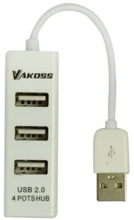 Vakoss Hub USB 2.0 4 Porty TC-234UX AKVOUBH00050 [2589346] - Huby USB - miniaturka - grafika 3