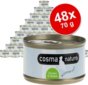 Cosma Nature 6 x 70 g Pierś z kurczaka i tuńczyk - Mokra karma dla kotów - miniaturka - grafika 2