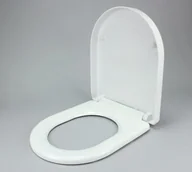 Deski sedesowe - Domotechnika Deska sedesowa antybakteryjna Biała, Wolnoopadająca, 430 x 356 x 42 mm, duroplast - miniaturka - grafika 1