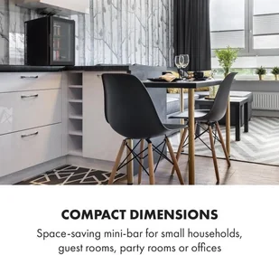 Lodówka Klarstein Brooklyn BCH-50BG Blk - Lodówki Lodówka Klarstein Brooklyn BCH-50BG Blk - Lodówki - miniaturka - grafika 2