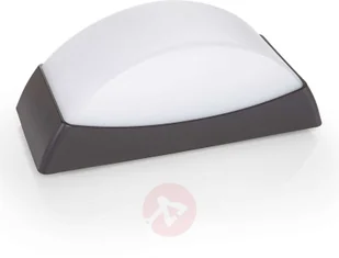 Lampenwelt Kinkiet zewnętrzny LED Alaxey, IP65, ciemnoszary - Lampy ogrodowe - miniaturka - grafika 2