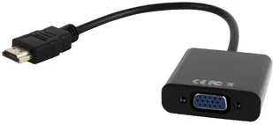 Gembird Adapter HDMI-A(M) - VGA(F) + AUDIO na kablu A-HDMI-VGA-03 - Adaptery i przejściówki - miniaturka - grafika 3