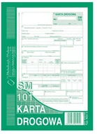 Druki akcydensowe - Michalczyk&Prokop Druk M KARTA DROGOWA SAMOCHÓD OSOBOWY A5 NUMEROWANA 802-3n - miniaturka - grafika 1