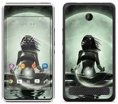 Etui i futerały do telefonów - Sony Royal Sticker Royal tatuaż ścienny RS. 74394 samoprzylepny do Xperia E1 z motywem Magic Yoga RS.74394 - miniaturka - grafika 1