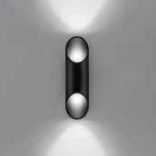 Lampy ścienne - Sollux Lighting Lampa ścienna Saturn 30, up/down, czarna - miniaturka - grafika 1