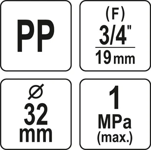 marka niezdefiniowana ZŁĄCZKA PP GW 32MM x 3/4" - Rury - miniaturka - grafika 4