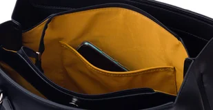 David Jones trapezowaty shopper na długich uchwytach skóra eko - Torebki damskie - miniaturka - grafika 8