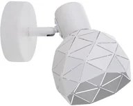 Lampy ścienne - Light Prestige Nowoczesny kinkiet REUS czarny LP-8069/1WS WH-0 - miniaturka - grafika 1