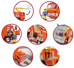 Simba Wóz Strażacki Jupiter Strażak Sam Nowa wersja 2.0 9251036 - Samochody i pojazdy dla dzieci - miniaturka - grafika 5