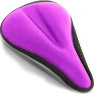 Siodełka rowerowe i akcesoria - Bikeroo Wyposażony w procesory Intel Core  trzeciej generacji siodełko żelowe siodełko  wygodne siodełko żelowe siodełko do rowerów górskich, rowerów wyścigowych, E-Bike  powłoka dla mężczyzn i kobiet  miękka FBA_Gel-Cover-Purple - miniaturka - grafika 1