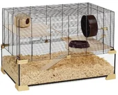 Klatki dla gryzoni - Ferplast Naarium Karat, kompletne wyposażenie, czarne, czarny - miniaturka - grafika 1