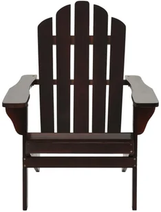 vidaXL Fotel ogrodowy, drewniany, brązowy - Fotele i krzesła ogrodowe - miniaturka - grafika 2