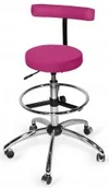 Meble i wyposażenie gabinetów medycznych - Juventas Taboret lekarski CROMO LUX CROMO LUX - miniaturka - grafika 1