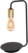Lampy stojące - Luminex Lampa gab Brenda black/gold 1 1063 - miniaturka - grafika 1