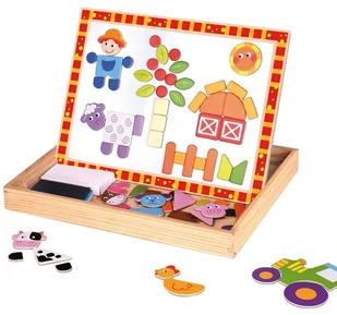 TOOKY TOY Tooky Toy PUZZLE MAGNETYCZNE Z 2 TABLICAMI TKF014 46081 - Puzzle - miniaturka - grafika 2