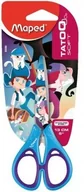 Nożyczki dla dzieci - Nożyczki Szkolne 13CM Tatoo Soft Maped nieb. fiol. - miniaturka - grafika 1