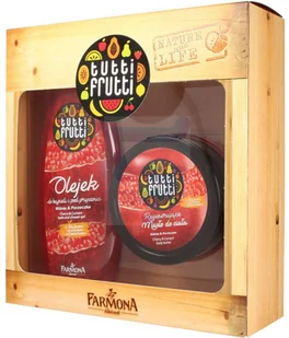 Tutti Frutti Zestaw Tutti Frutti Wiśnia&porzeczka Zestaw Tutti Frutti Wiśnia&porzeczka olejek 425 ml +maslo 200 ml) ZES2318 - Balsamy i kremy do ciała - miniaturka - grafika 2