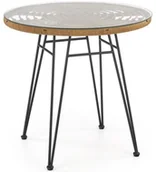 Stoły ogrodowe - Halmar Stół okrągły Falcon rattanowy 79 cm DD.13058 - miniaturka - grafika 1