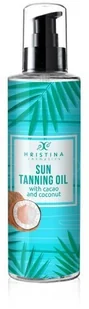 Hristina Hristina Naturalny olejek do opalania z kakao i kokosem złote słońce 200 ml - Balsamy i kremy do opalania Hristina Hristina Naturalny olejek do opalania z kakao i kokosem złote słońce 200 ml - Balsamy i kremy do opalania - miniaturka - grafika 1