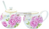 Cukiernice - Easy life nuova r2s KOMPLET - PORCELANOWA CUKIERNICA I MLECZNIK - DELICATE ROSES - Róże (317 CATE) - miniaturka - grafika 1