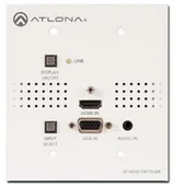 Inne akcesoria audio-wideo - Atlona Atlona AT-HDVS-150-TX-WP Naścienny dwuwejściowy przełącznik HDMI i VGA z wyjściem HDBaseT AT-HDVS-150-TX-WP - miniaturka - grafika 1