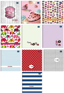 Inter-druk Brulion A7 80k. mix kratka ZE41INT - Szkolne artykuły papiernicze - miniaturka - grafika 2