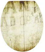 Deski sedesowe - Sitzplatz Deska sedesowa High Gloss dekoracja Wanted | deska toalety | deska klozetowa z drewna | | automatycznego opuszczania Soft-Close-pokrywka z szybkim mocowaniem metalowy zawias | Fast-Fix | deska sedesow 40191 3 - miniaturka - grafika 1