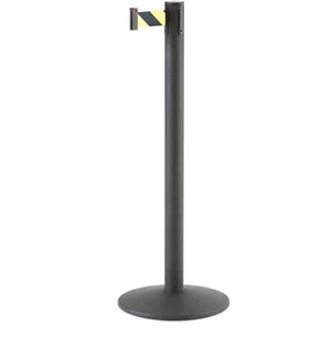 AJ Taśmowy system wygrodzeniowy 3650 mm czarny żółto-czarna taśma 312405 - Wyposażenie miejsc publicznych AJ Taśmowy system wygrodzeniowy 3650 mm czarny żółto-czarna taśma 312405 - Wyposażenie miejsc publicznych - miniaturka - grafika 1