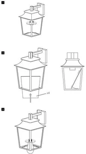 Astro Zewnętrzna LAMPA ścienna RICHMOND WALL LANTERN 8050 - Lampy ogrodowe - miniaturka - grafika 3