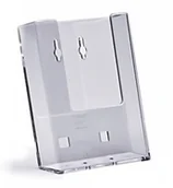 Akcesoria do reklamy - Stojak na ulotki DL / A6 plexi odlewany do powieszenia W110 - miniaturka - grafika 1