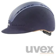 Kaski do jazdy konnej - Uvex Kask UVEX model SUXXEED LUXURY GLAMOUR - granatowy 436474-030 - miniaturka - grafika 1