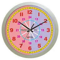 Zegary - Atrix Mój pierwszy zegar aluminiowy AL2412_N - miniaturka - grafika 1