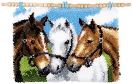 Dekoracje domu - Vervaco vervaco powiązał ppich konie knuepfpa opakowania, bawełna, wielokolorowa, 55 x 38 x 0,3 cm PN-0155741 - miniaturka - grafika 1