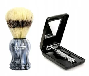 Tradycyjny Pędzel Do Golenia + Maszynka Do Golenia - Zestawy kosmetyków męskich - miniaturka - grafika 6