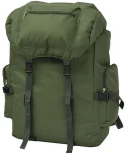 vidaXL vidaXL Plecak w wojskowym stylu, 65 L, zielony - Plecaki - miniaturka - grafika 3