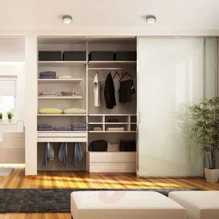 Top Light Lampa sufitowa LED Puk Meg Maxx Plus, chrom matowy - Lampy sufitowe - miniaturka - grafika 2