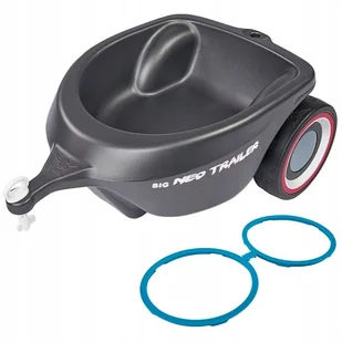 BIG Przyczepka do jeździka Bobby Car Neo Grafitowa STREFADZIECIAKOW.PL 56267 - Jeździki dla dzieci - miniaturka - grafika 14