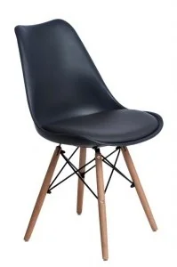 Fotel biurowy, krzesło biurowe D2.DESIGN Krzesło Norden DSW PP szare ciemne 1609 113192 - Fotele i krzesła biurowe - miniaturka - grafika 2